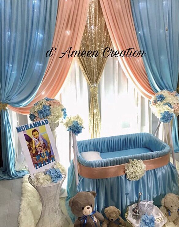 Baby Shower Naming Ceremony Decoration 1st Month Celebration
