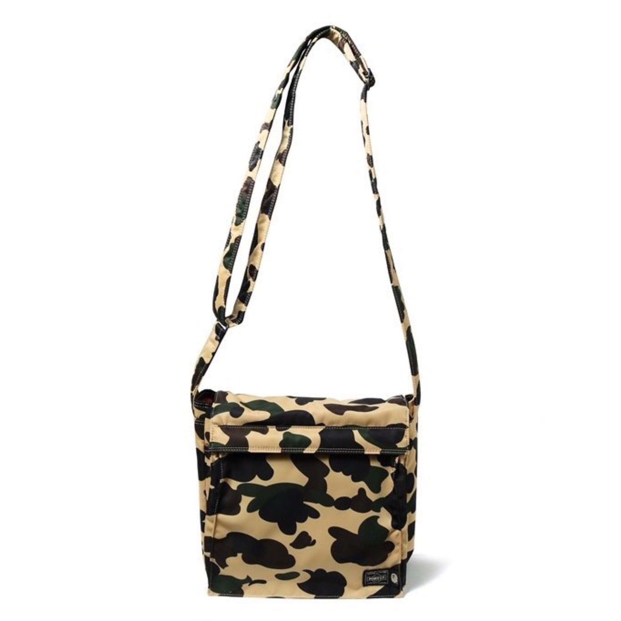 bape porter 1st camo shoulder bag