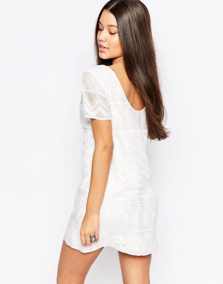 abercrombie lace shift dress
