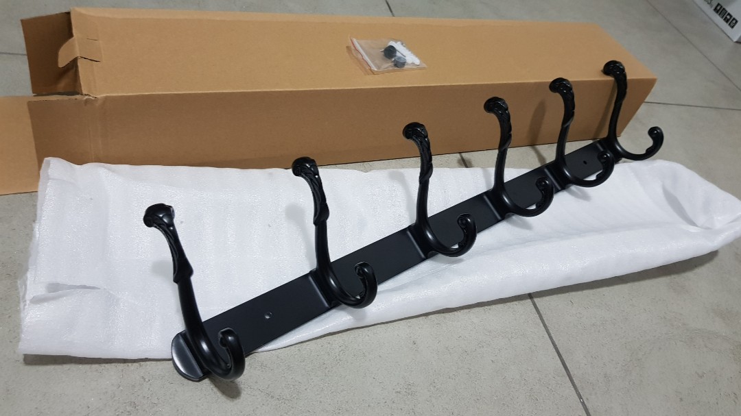 Clothes Wall Hanger Hook Hanging Classy Only 1 Left Matte Black