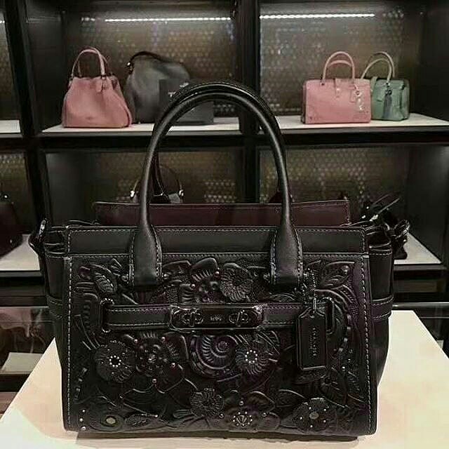 Coach swagger tea rose clearance