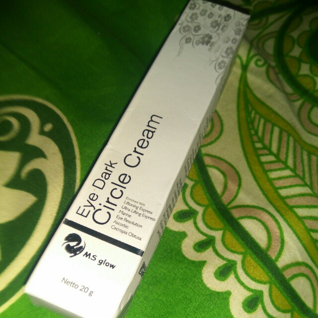 ms glow dark circle eye cream