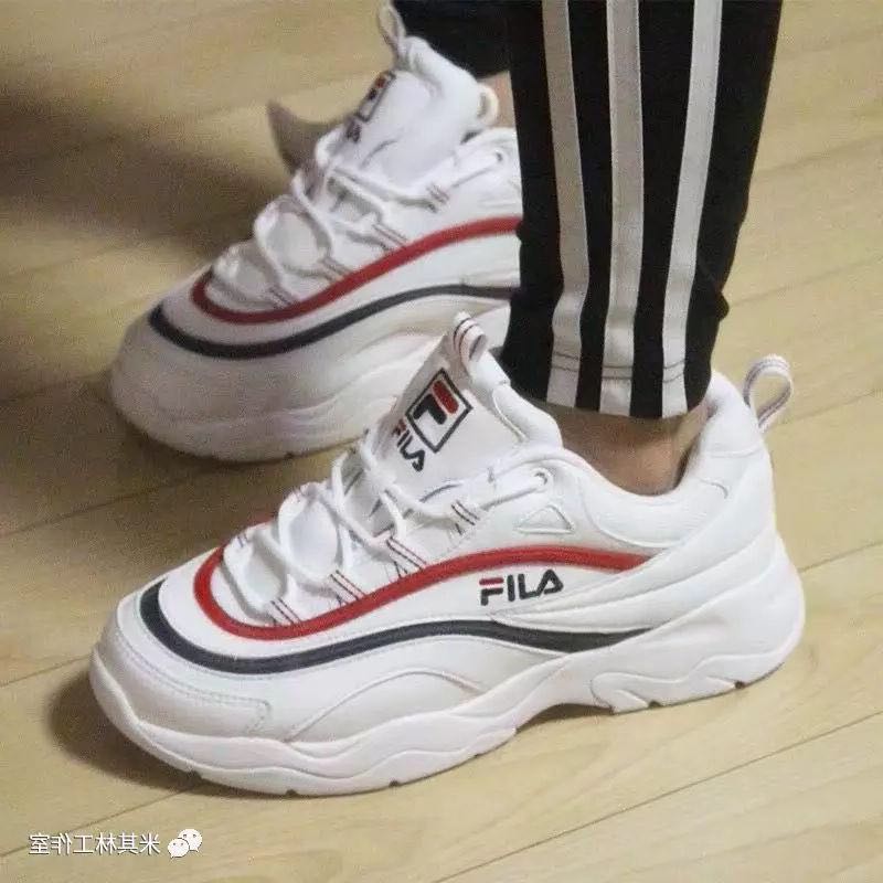 fila ray red and blue