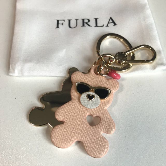 Furla bear keyring (Venus keyring charm), 名牌, 飾物及配件- Carousell