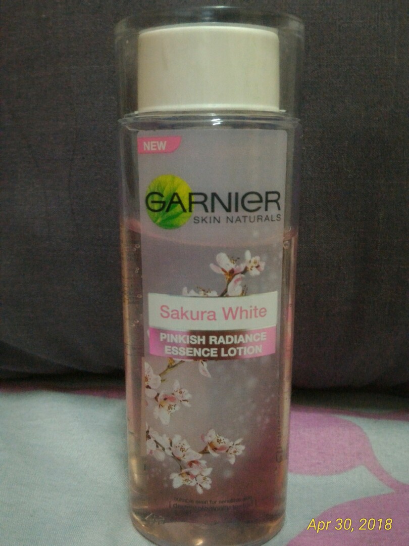 Garnier Sakura White Pinkish Radiance Essence Lotion Health Beauty Skin Bath Body On Carousell