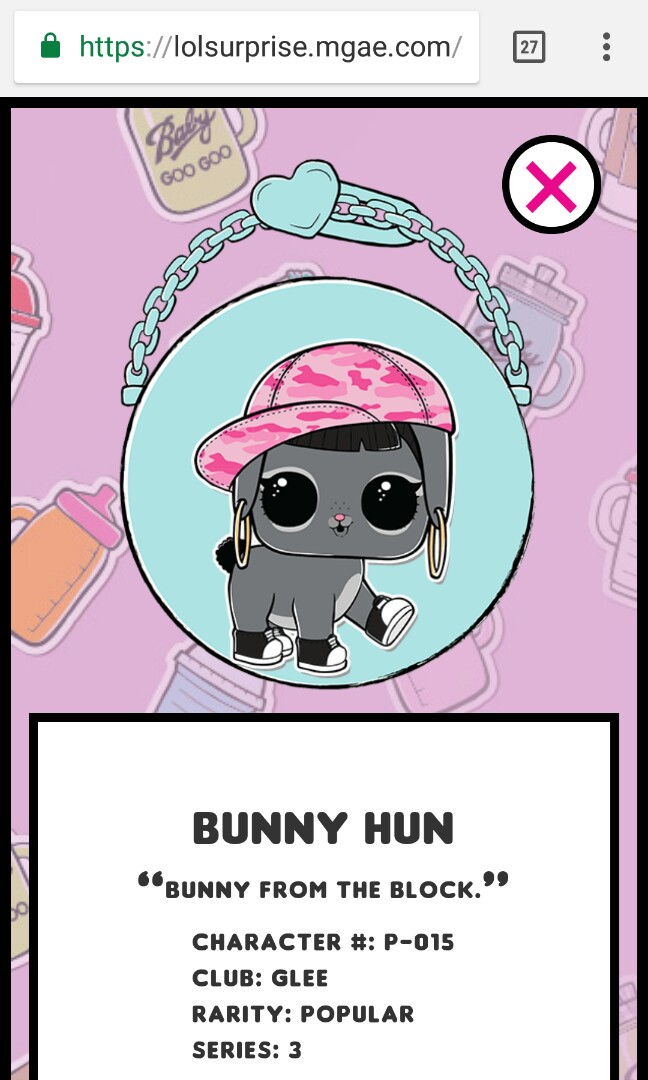 Bunny Hun LOL Surprise Pets Series 3 Glee Club (P-015)