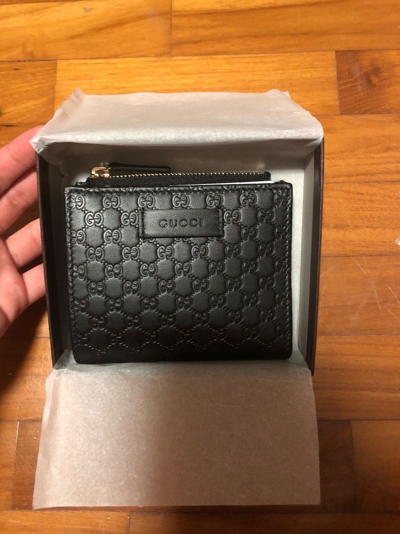 Gucci Black Small Wallet, Women's Fashion, Bags & Wallets On    