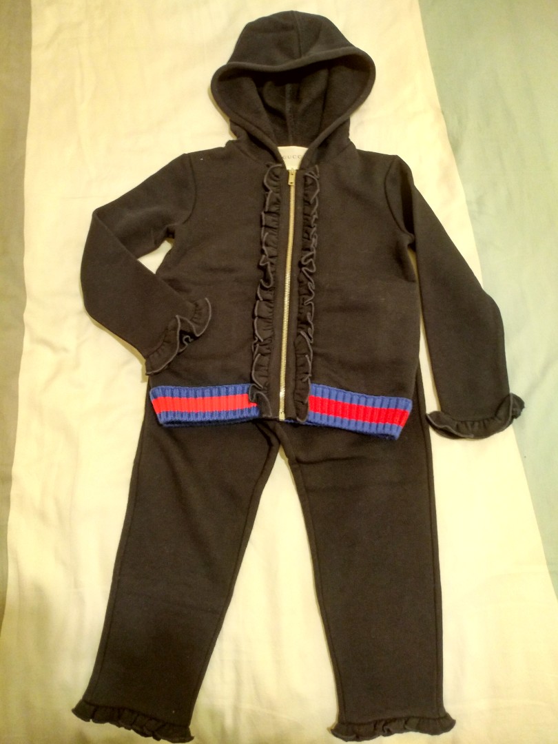 navy blue gucci tracksuit
