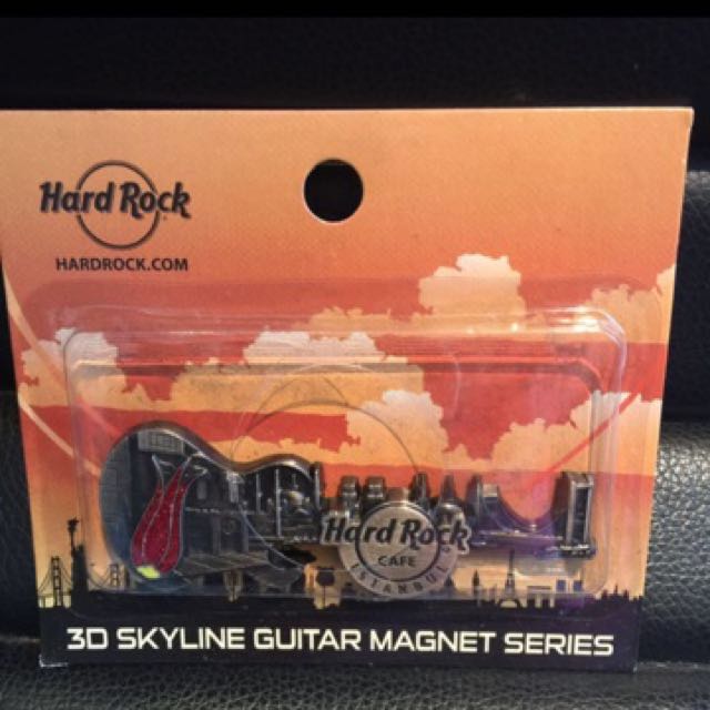 Hard Rock Cafe Istanbul 3d Skyline Guitar Magnet Series Everything Else On Carousell
