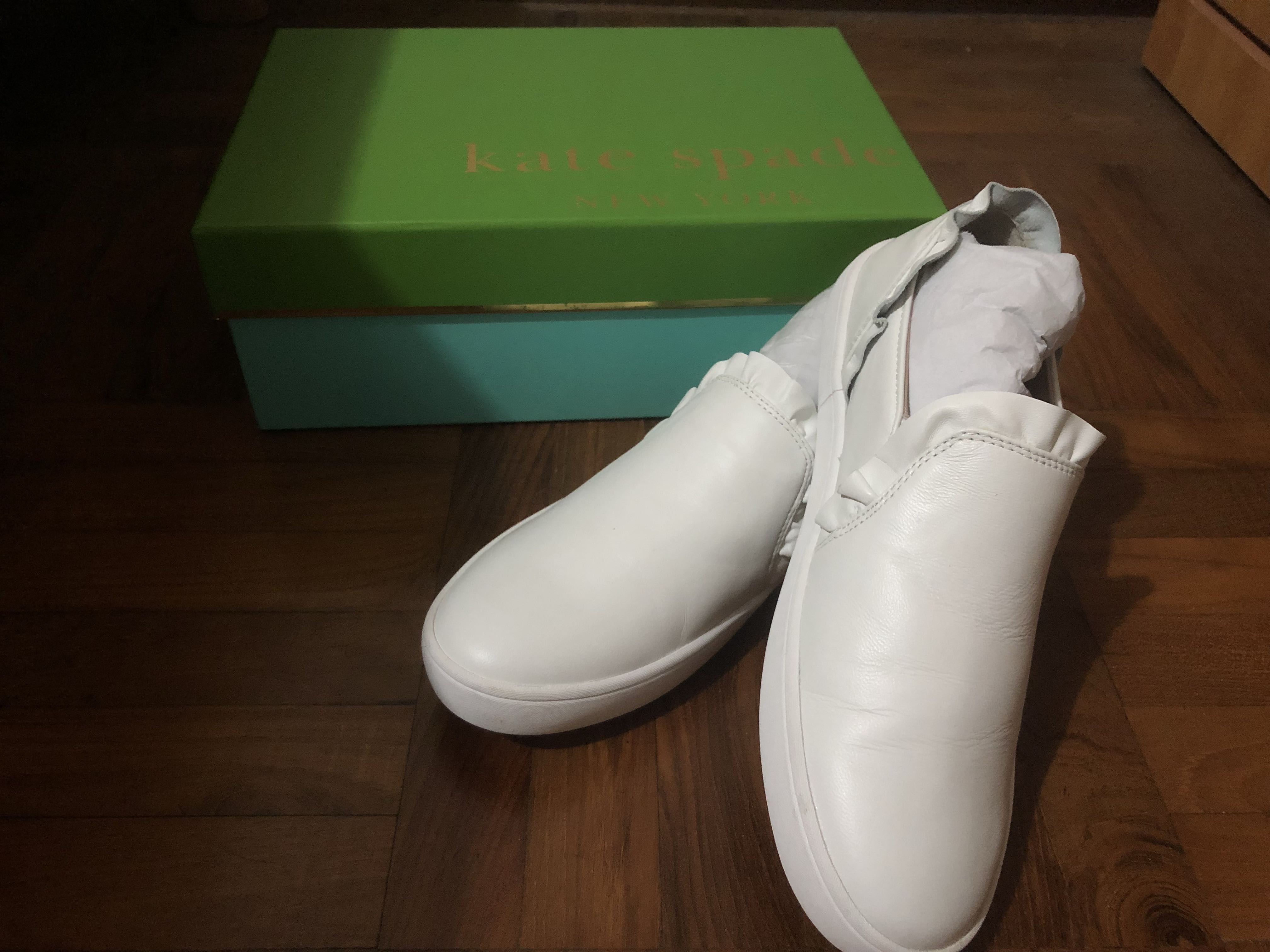 kate spade lilly sneakers white