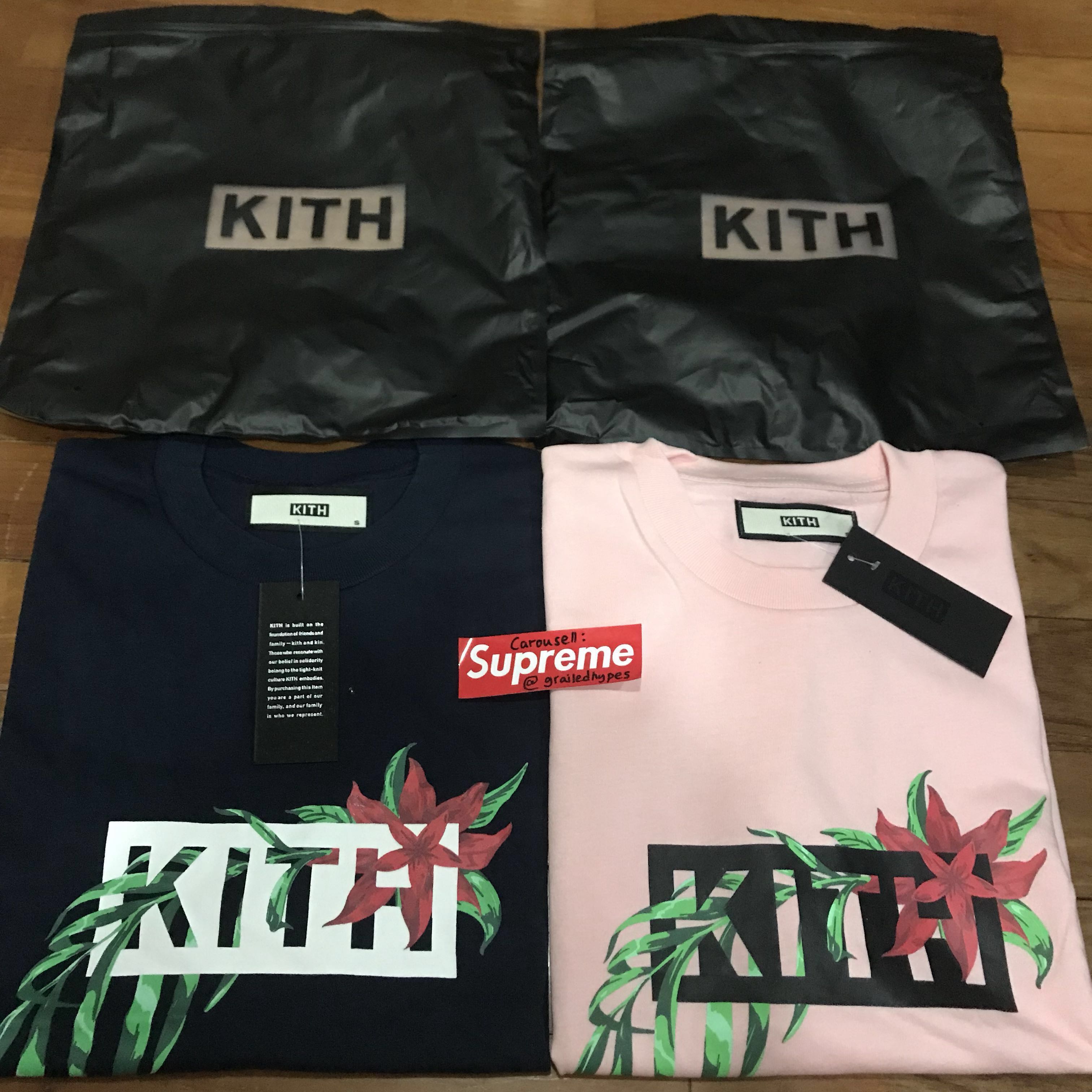 Kith In Bloom Bogo Tee Men S Fashion Clothes On Carousell