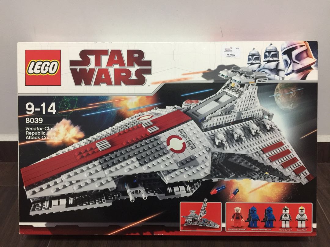 Lego Star Wars 8039 Venator Class Republic Attack Cruiser Toys Games Bricks Figurines On Carousell