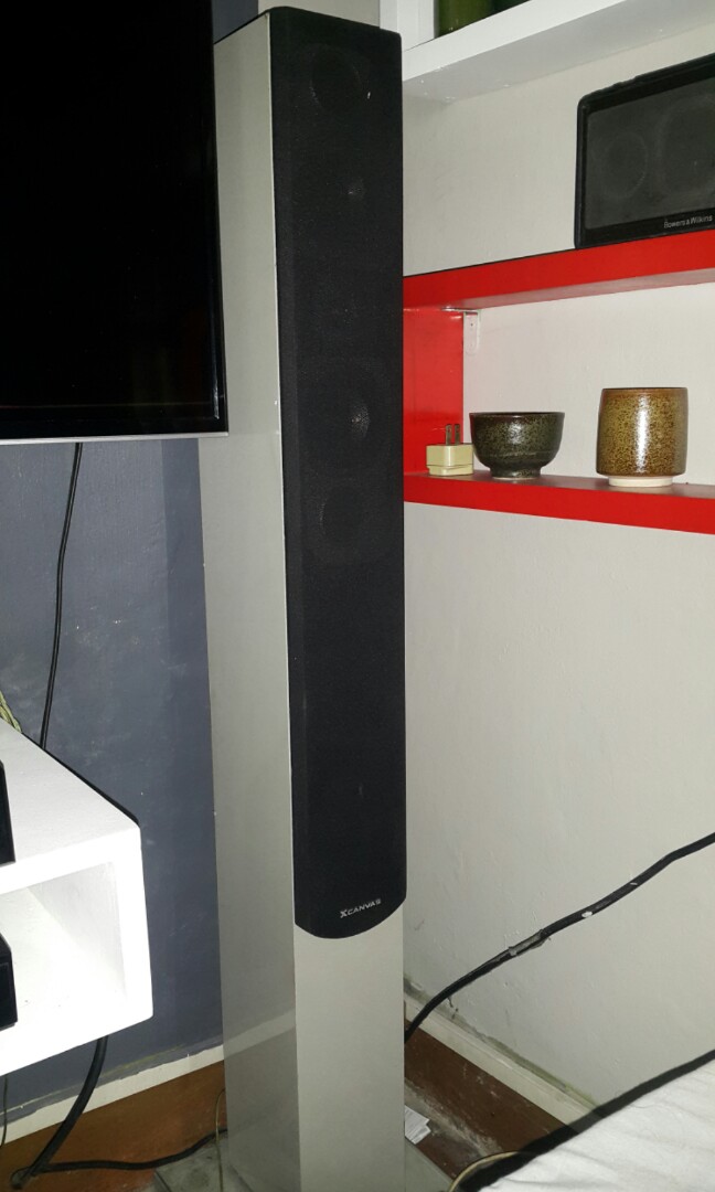Lg Xcanvas 2 pcs tower speakers 100w each Audio Soundbars