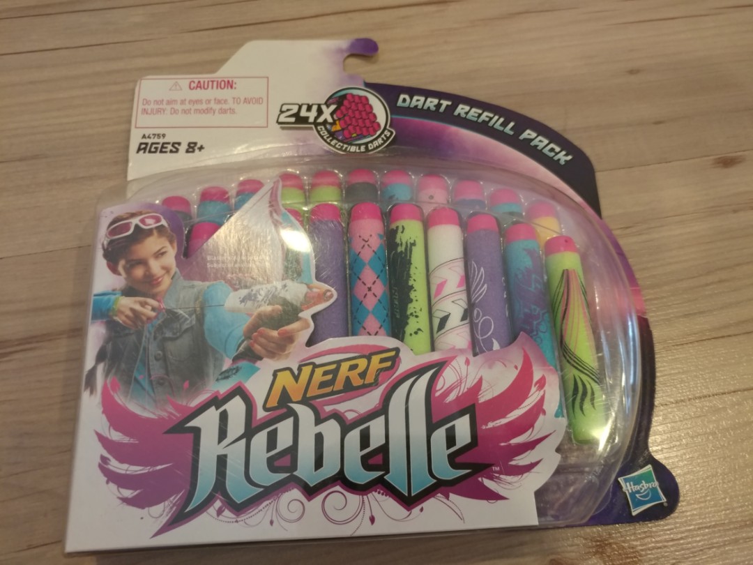 Hasbro Blaster Nachfüllpack 12 Darts mit Spezialstift und Decoder, Nerf