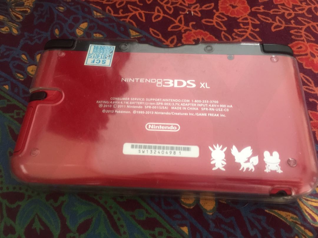 Nintendo 3DS XL Pokemon Edition, Video Gaming, Video Game Consoles