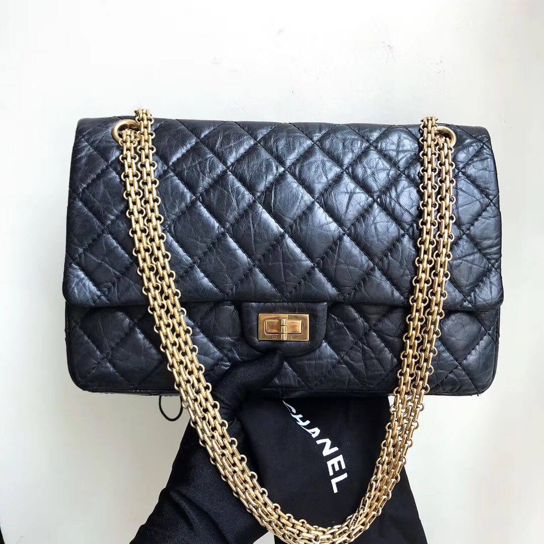 Pre-order: CHANEL 2.55 Reissue Medium 226 (28cm) Distressed Calfskin with  GHW, Luxury, Bags & Wallets on Carousell