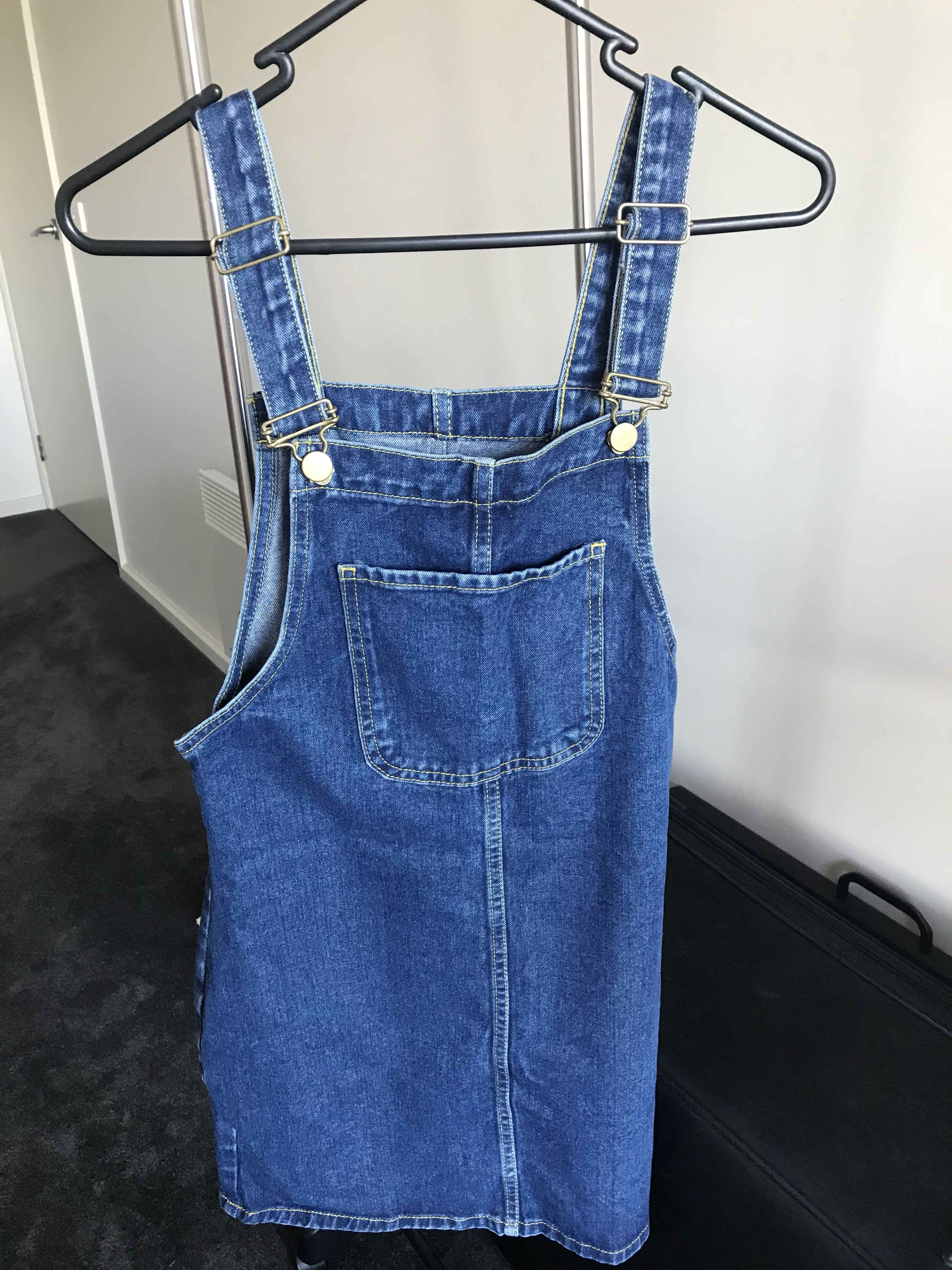 denim dungaree dress primark