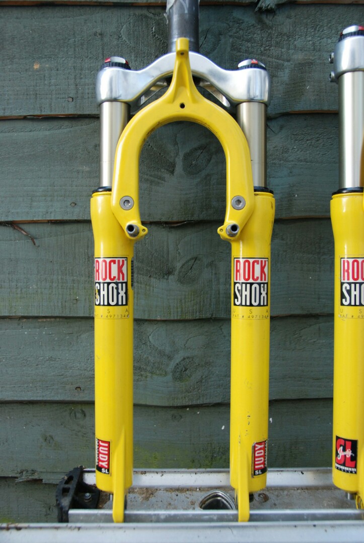 Fourche VTT Vintage Rock Shox Judy SL 26" - 1 1/8 Sans Filetage 210mm - Pour Pièces
