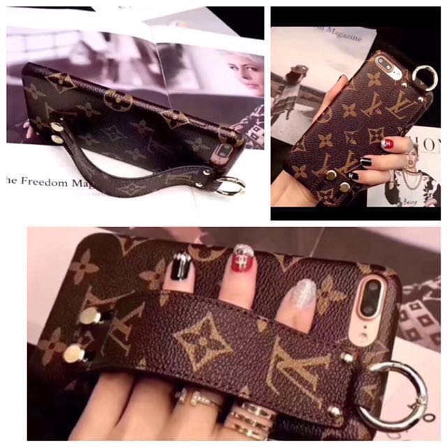 SALE-lv iphone case with hand and ring holder (Category: Cases & Sleeves) located in Quezon City. Submitted by auspv_collections (Listing ID 150291643, Image 3). Description: high quality leather iphone LV case iphone model: 6, 7, 8 and plus edition for shipping only pre order case payment now ship tomorrow 😉.