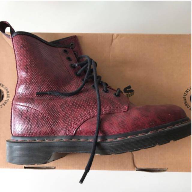 snakeskin dr martens