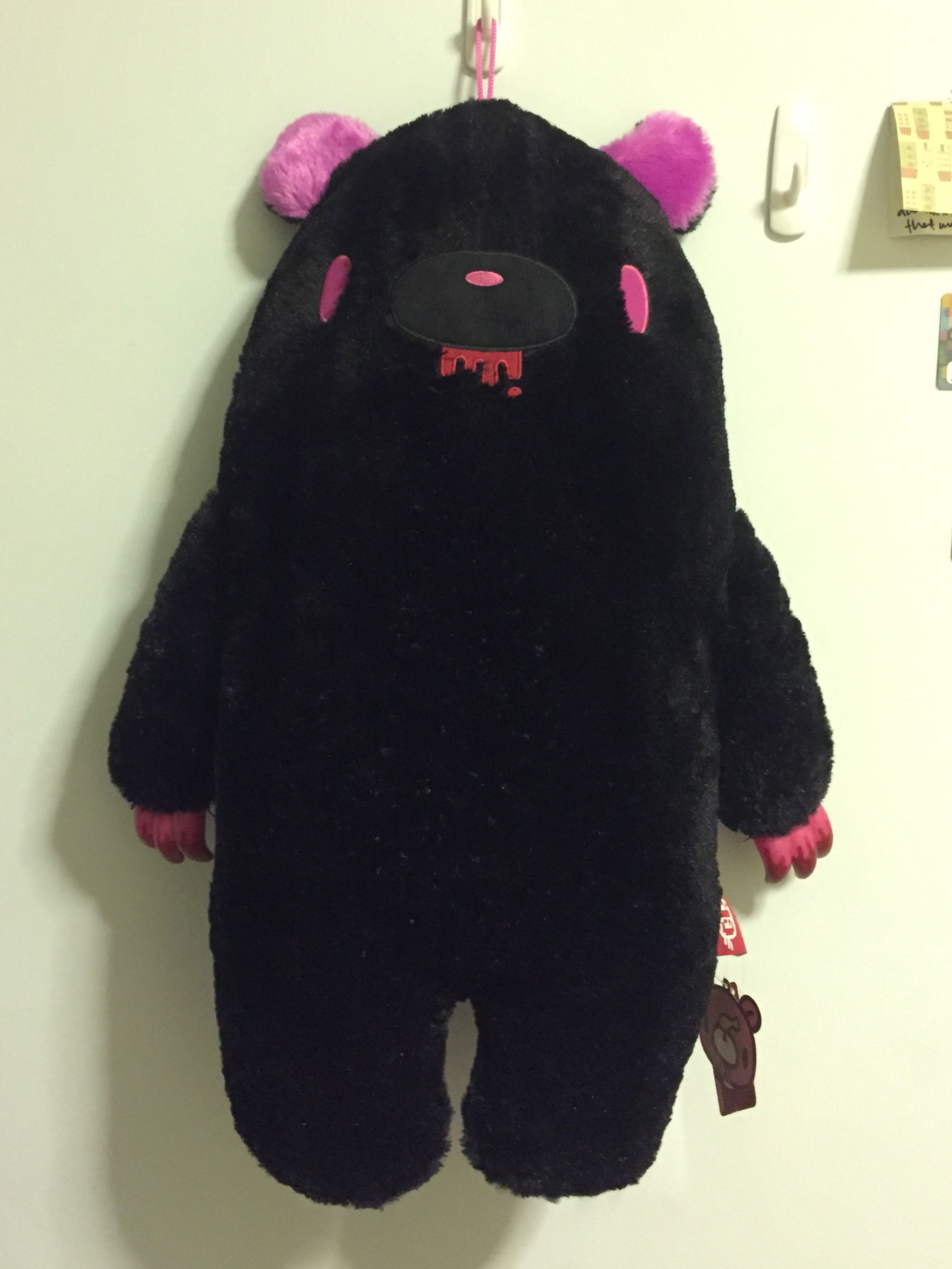 black gloomy bear plush