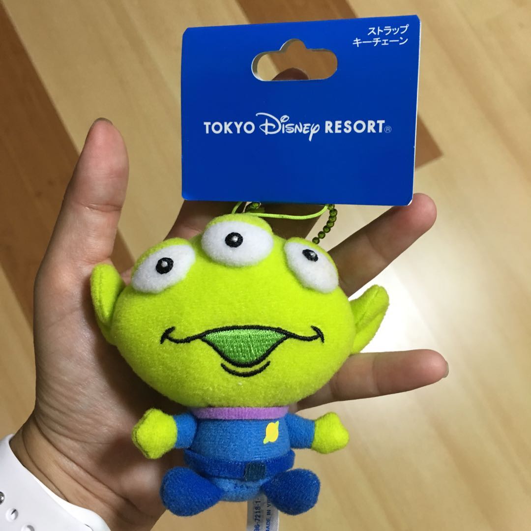 Tokyo Disneyland Toy Story Alien Keychain Plush Toys Games Stuffed Toys On Carousell