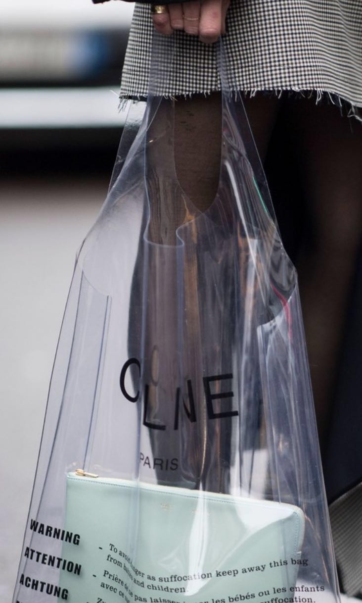 Clear shop celine bag