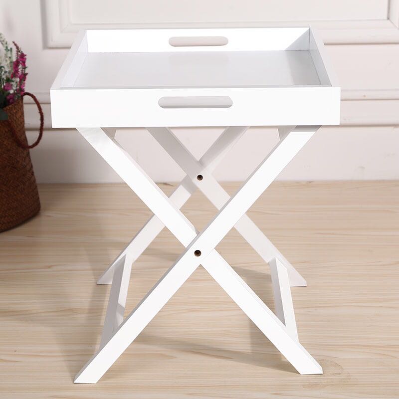 Tray Table Side Bedside Wood Furniture