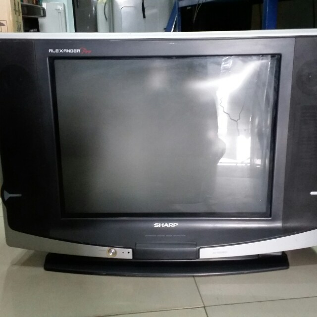 Tv Tabung 29 Inchi Sharp Alexander Pro Elektronik Tv Perlengkapan Hiburan Di Carousell