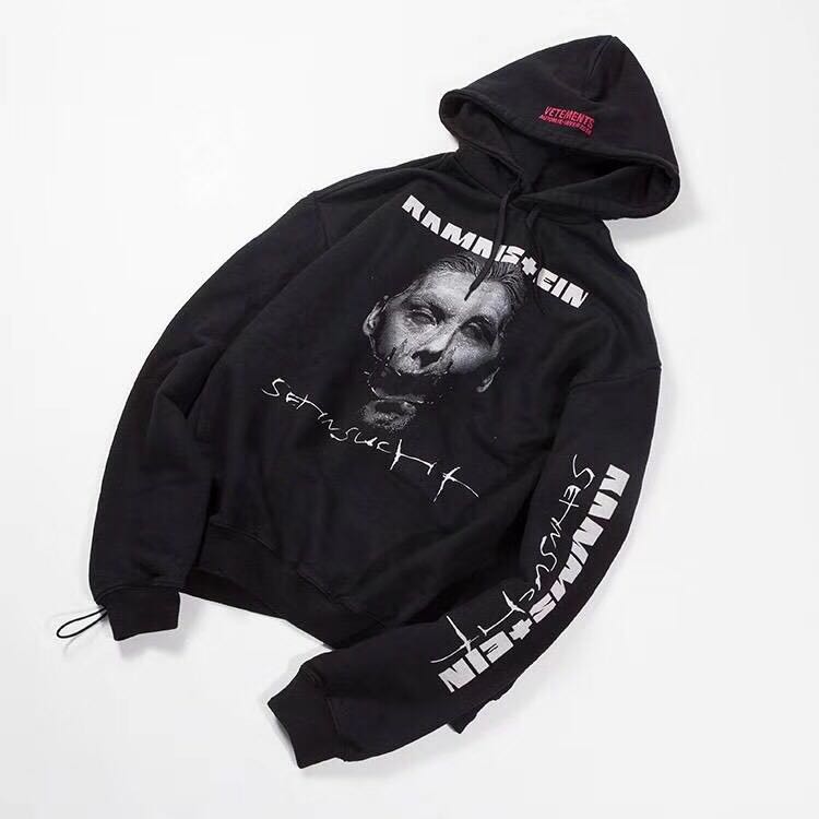 vetements rammstein hoodie