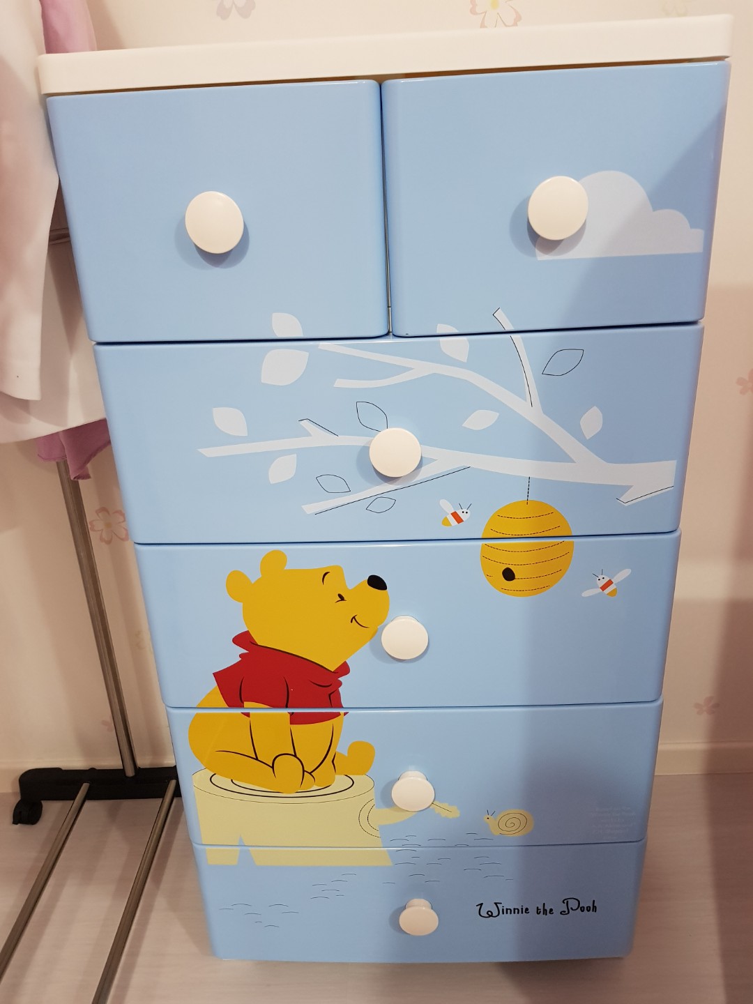Winnie The Pooh 4 Tier Drawer Cabinet Babies Kids On Carousell
