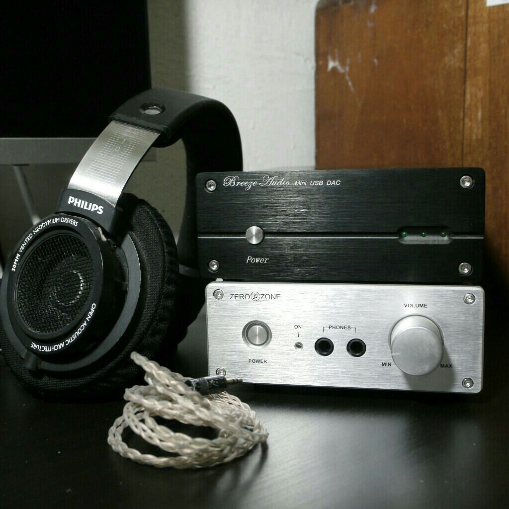 Class A Amp DAC Philips SHP 9500 Belden Interconnects