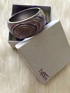 💕Bijoux - Purple Silver bangle