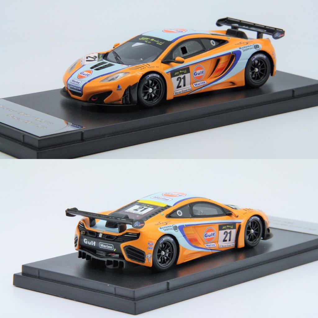 1 43 Peako Mclaren Mp4 12c Gt3 Macau 2011 Gt3 Gulf Design Toys Games Others On Carousell