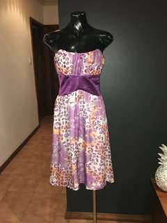 Floral Evening Midi Dress