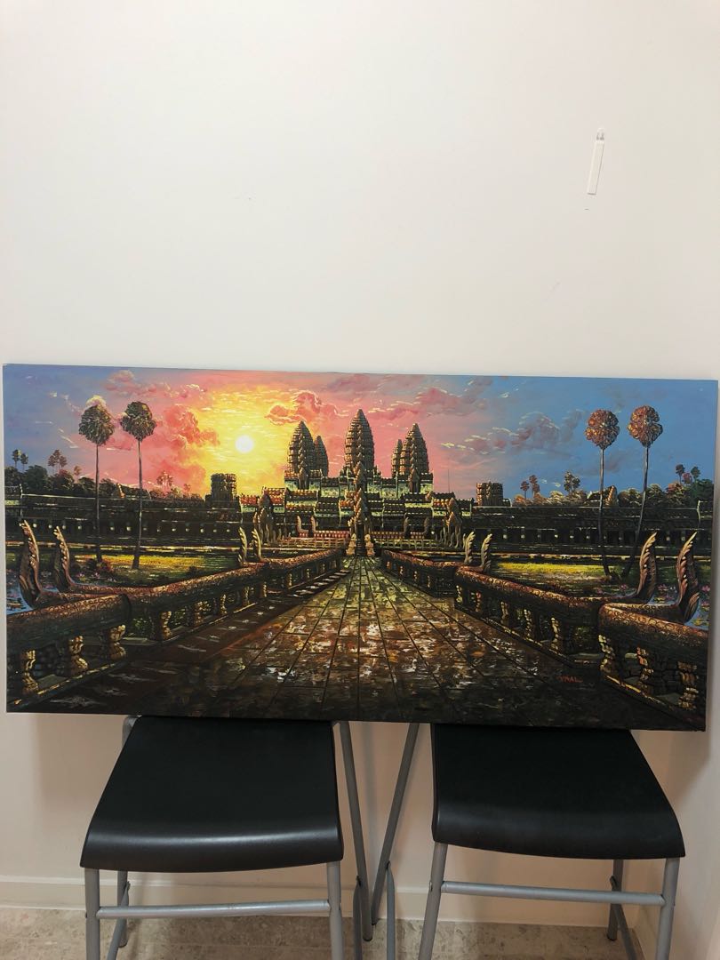 Angkor Wat Painting Design Craft Art Prints On Carousell