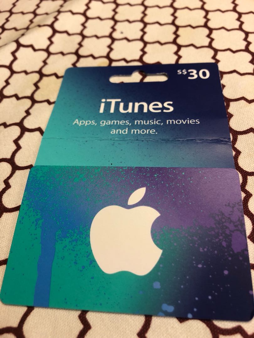 Apple iTunes Gift Card ($30), Mobile Phones & Gadgets, Mobile ...