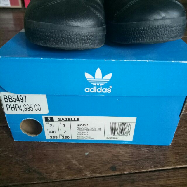 mens black gazelles sale