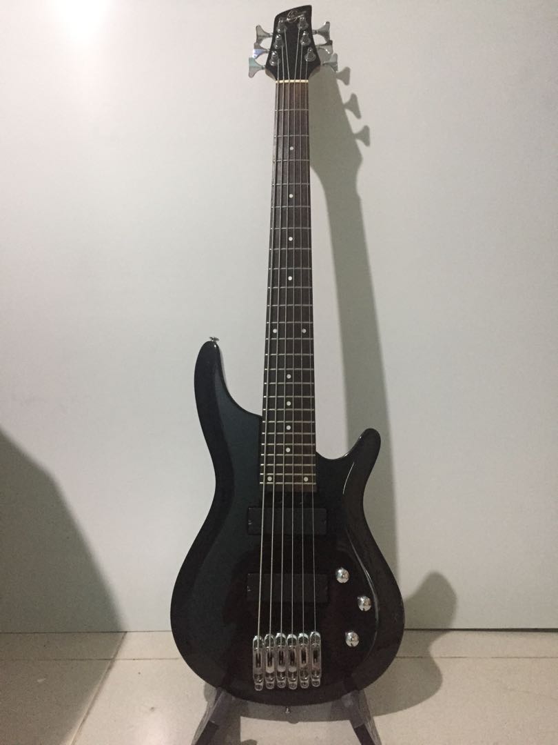 Oscar schmidt by washburn bass deals guitar
