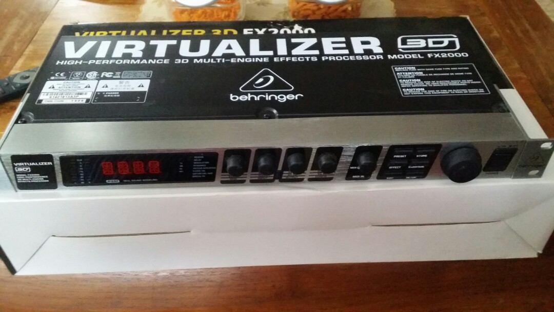 Behringer virtualizer 3D FX2000, Hobbies & Toys, Music & Media, Musical ...