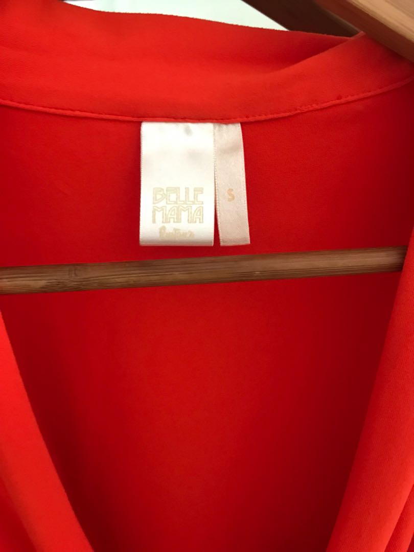 Belle Mama maternity/ breastfeeding blouse (Category: Maternity wear) located in Quezon City. Submitted by msmetric (Listing ID 167326742, Image 2). Description: Very nice color, fits small to medium frame. Can be used as non maternity blouse also!.