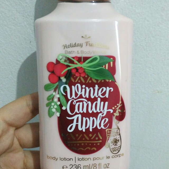 Bath Body Works Body Lotion Winter Candy Apple Kesehatan Kecantikan Kulit Sabun Tubuh Di Carousell