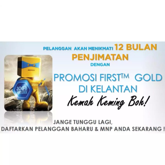 Celcom First Gold 50gb Pantai Timur Plan Mobile Phones Tablets Others On Carousell