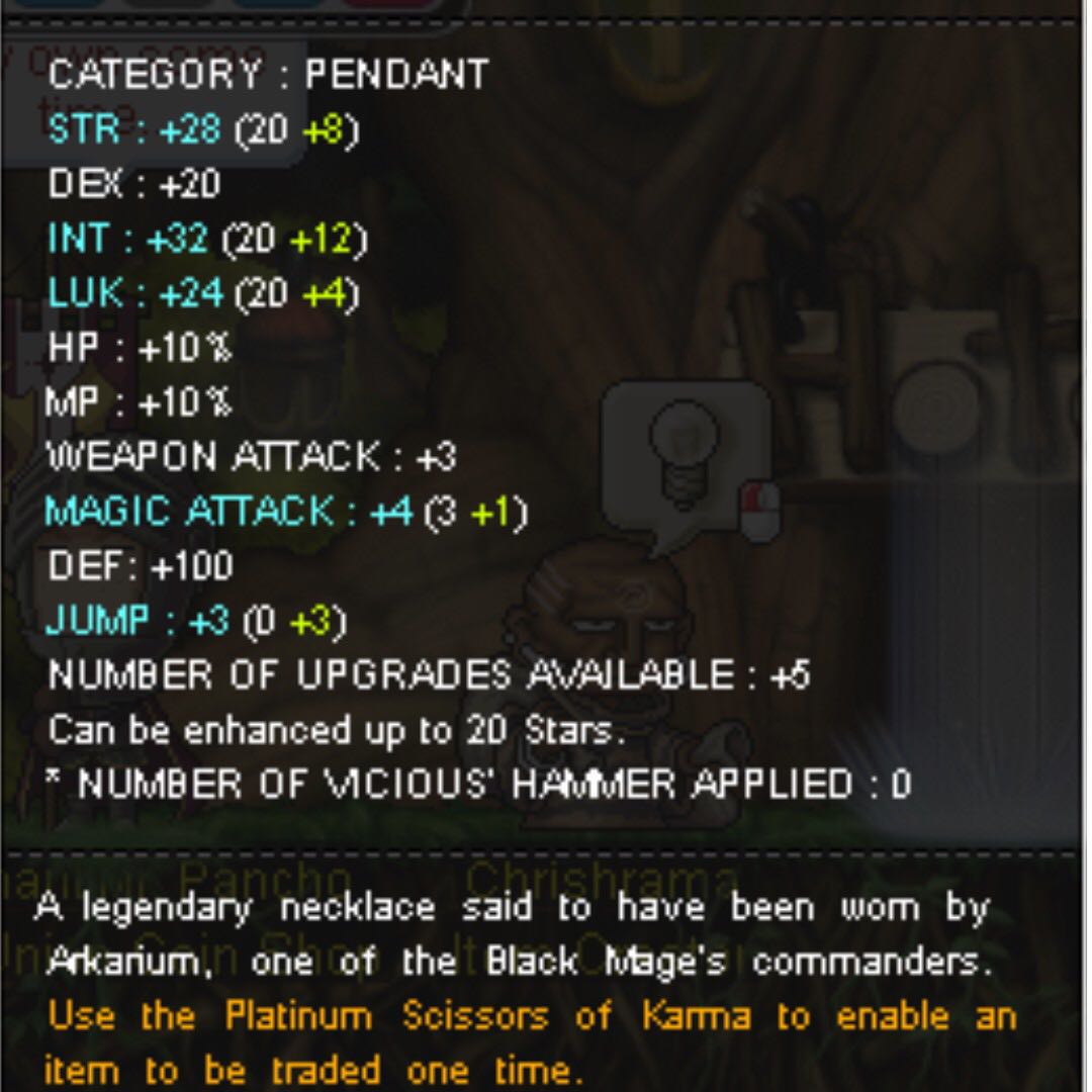 Dominator Pendant Maplestory, Video Gaming, Video Game Consoles, Others on Carousell