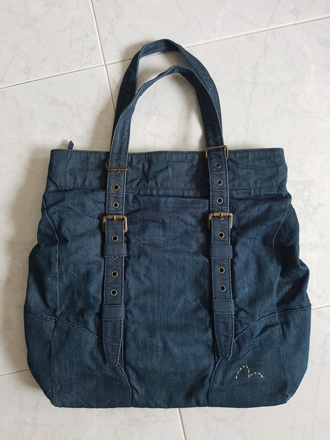 Evisu Denim Bag Women S Fashion Bags Wallets On Carousell