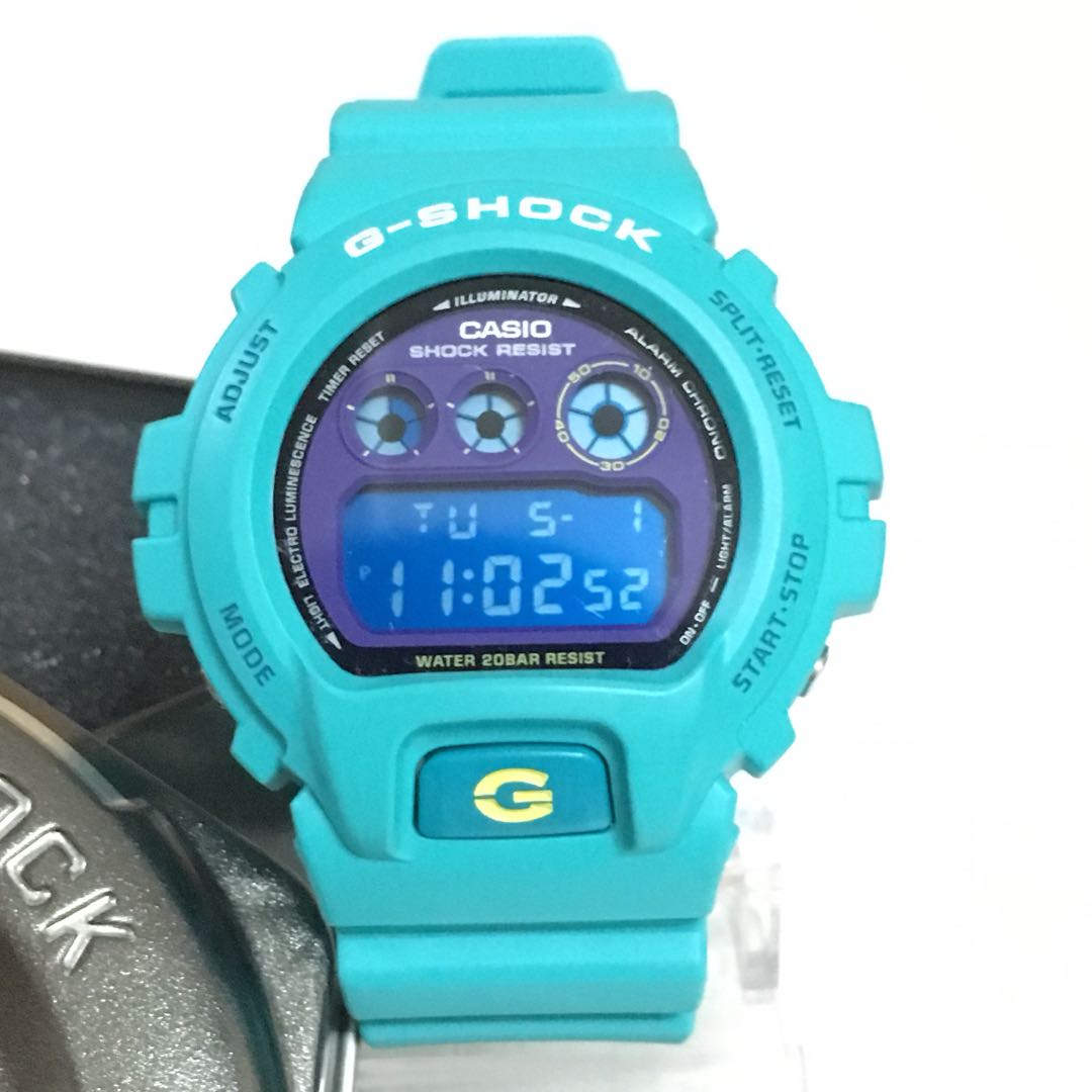 Jam g 2025 shock hijau