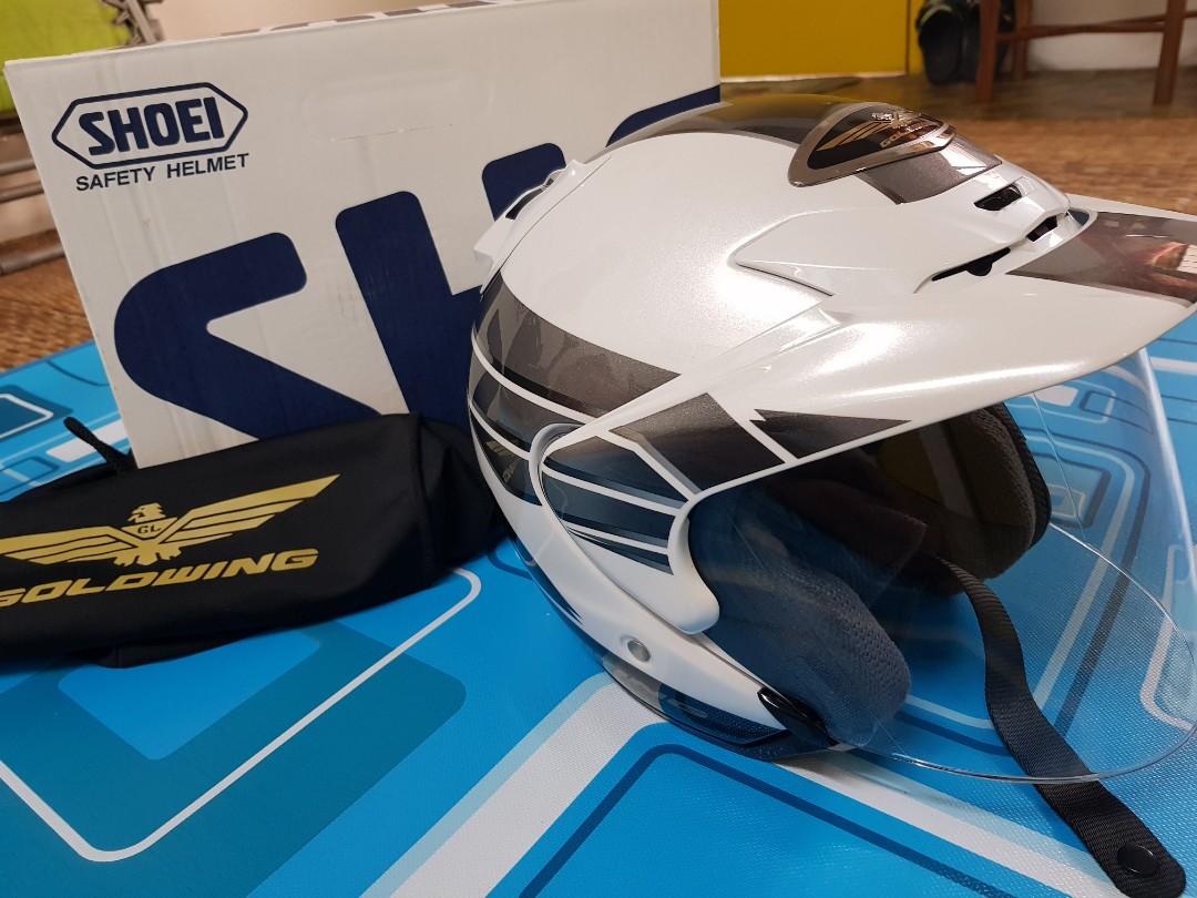 Helmet Jforce honda goldwing putih Auto Accessories on Carousell