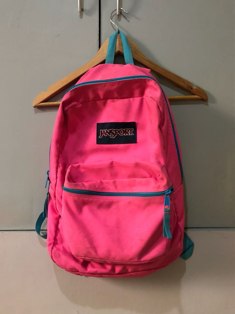 jansport neon pink