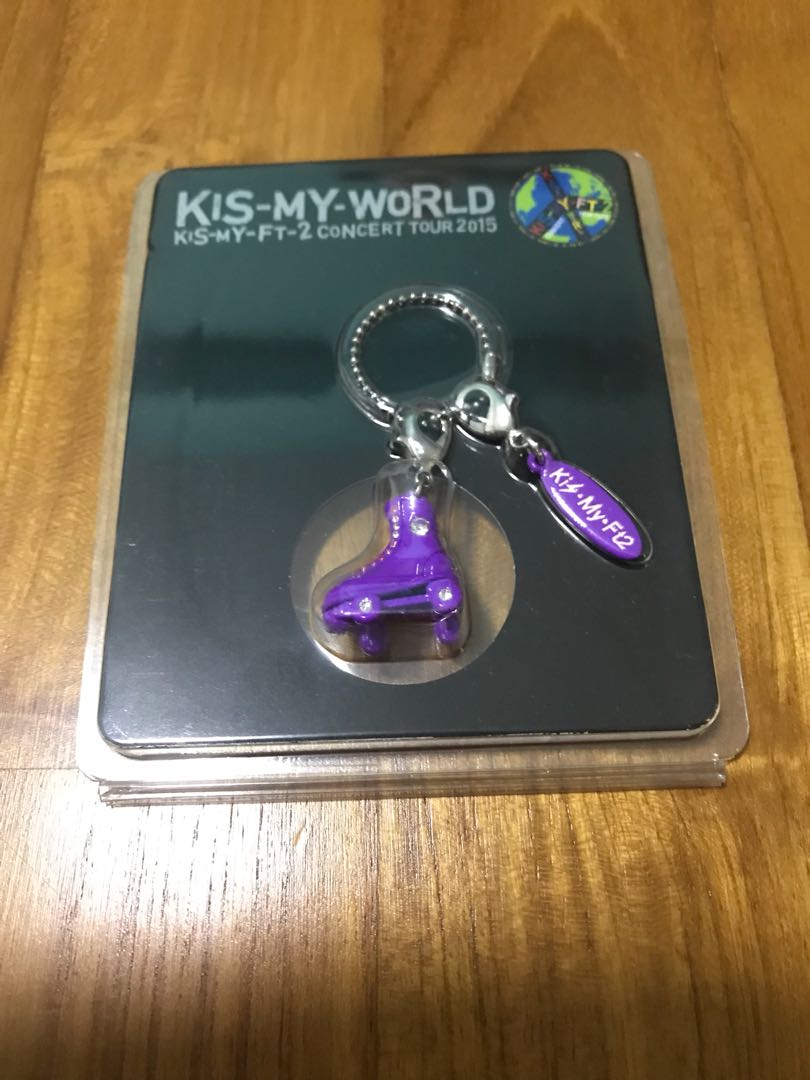 Kis My Ft2 Roller Skates Charm Purple Entertainment J Pop On Carousell