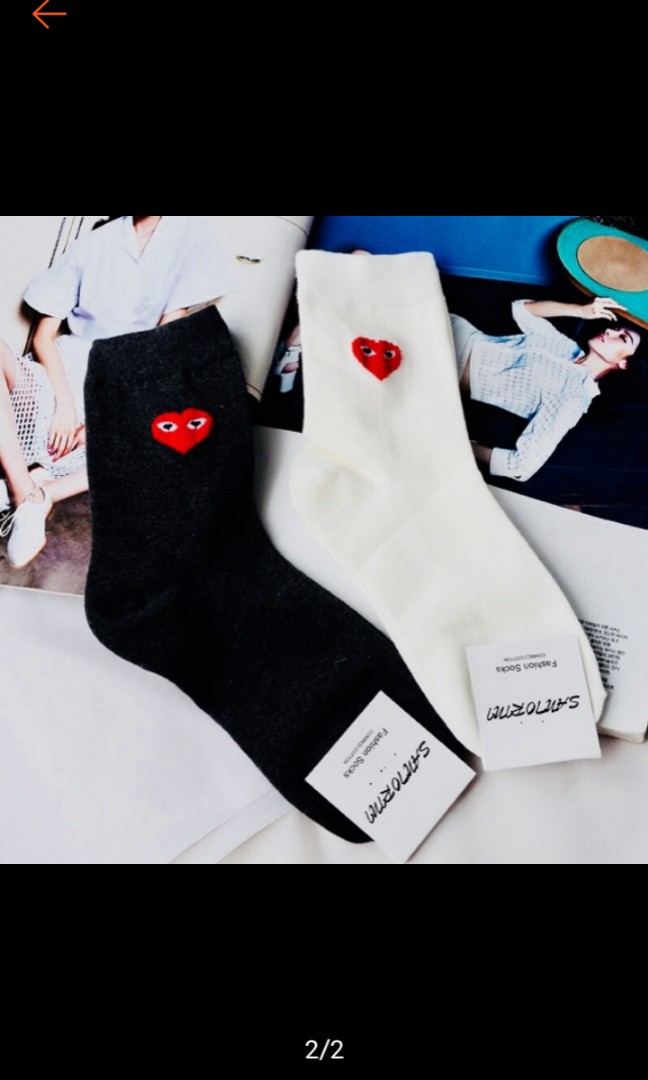 Korean Socks Comme des Garcons Play 